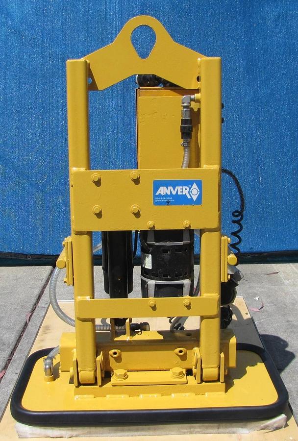 Used Anver 1000 lbs  Electric Powered Vacuum Pad Lifter Lift ET100S-FP 90° Tilting #2
