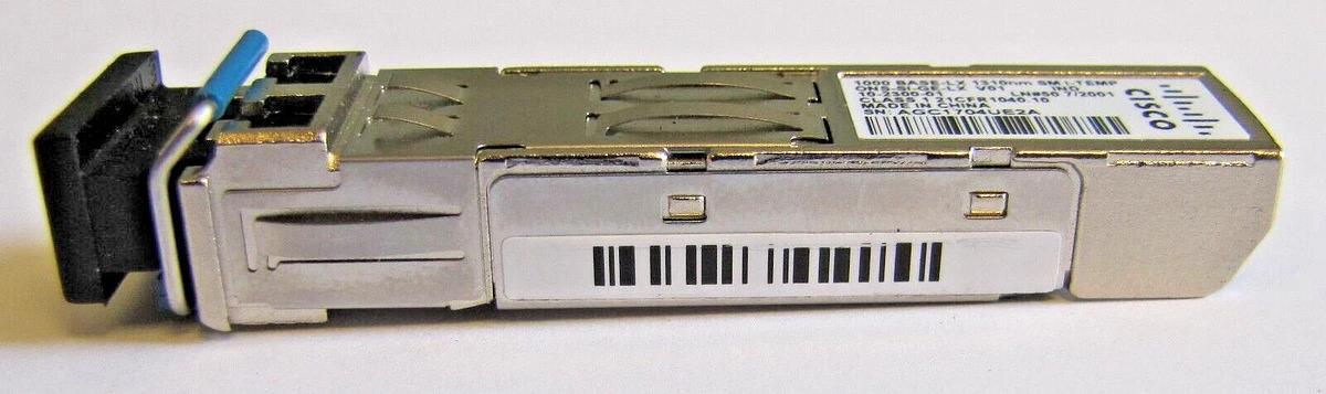 Used Lot of 2 Cisco ONS-SI-GE-LX Gigabit 1000 Base-LX Optical Transceiver