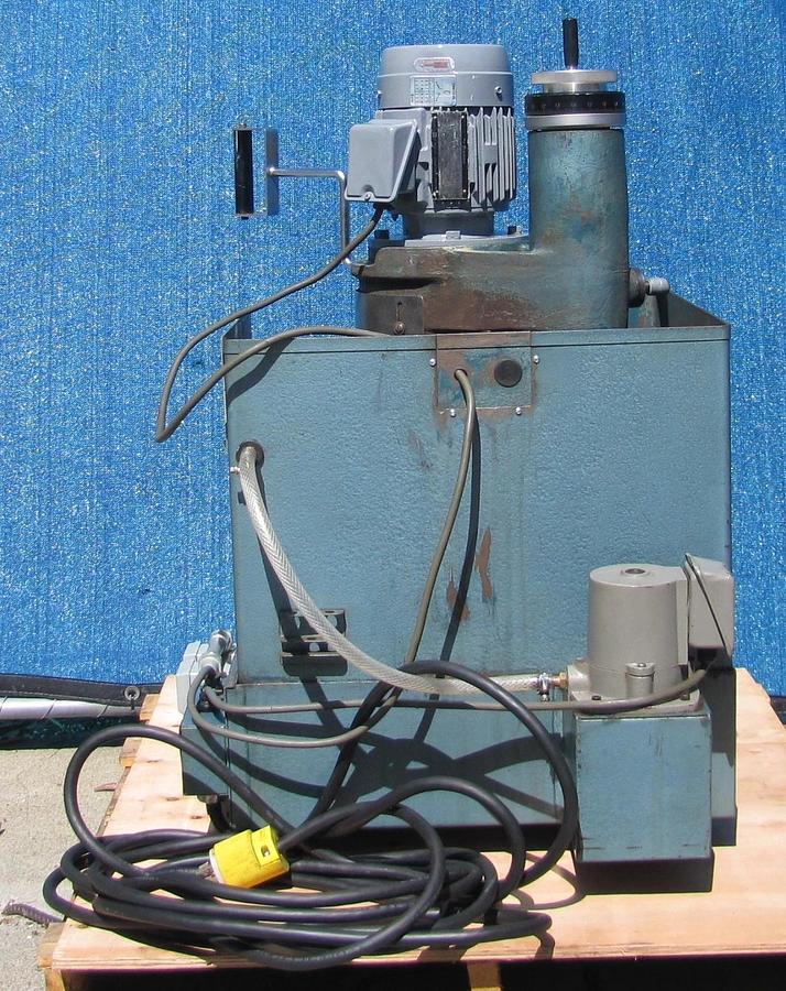 Used Amada 1HP Punch & Die Tool Grinder Sharpener TEG-160E w/ Coolant Pump 230V 3 PH