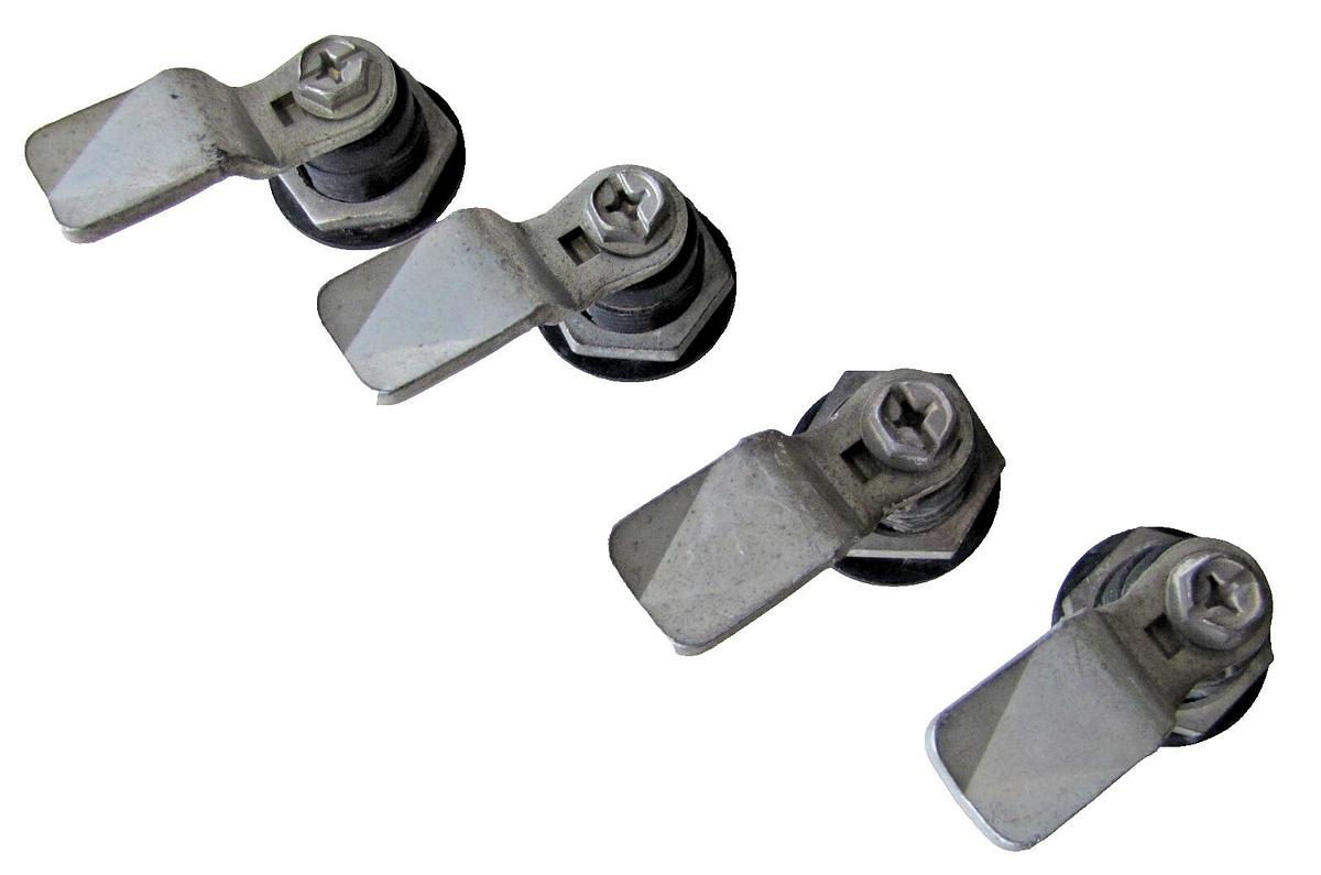 Used Lot of 4 Atlas Copco Compressor Door Panel Locks 2252723700