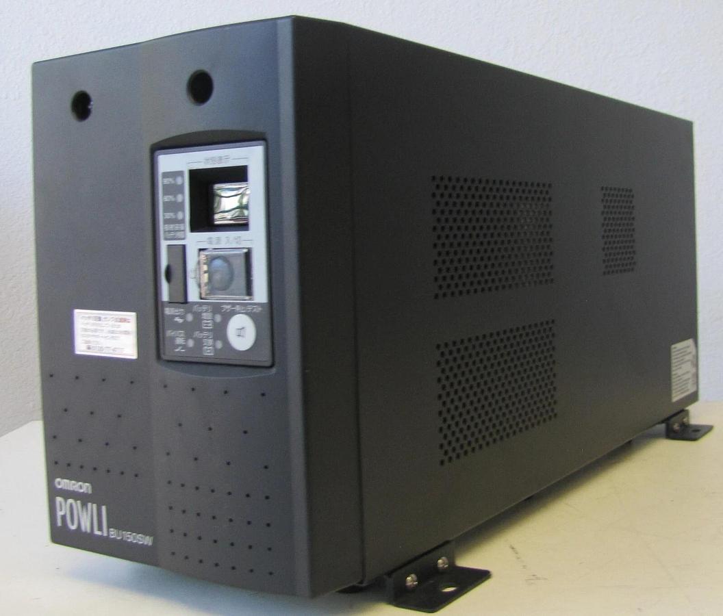 Used Omron POWLI UPS BU150SW Uninterruptable Power Supply 1500VA/1050W No Batteries