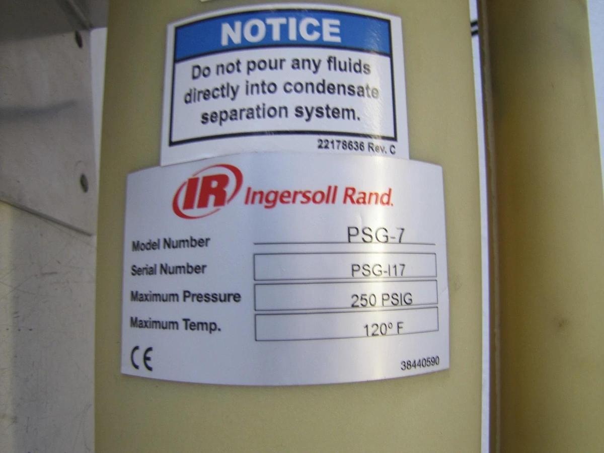 Used Ingersoll Rand PSG-7 Oil and Water Separator