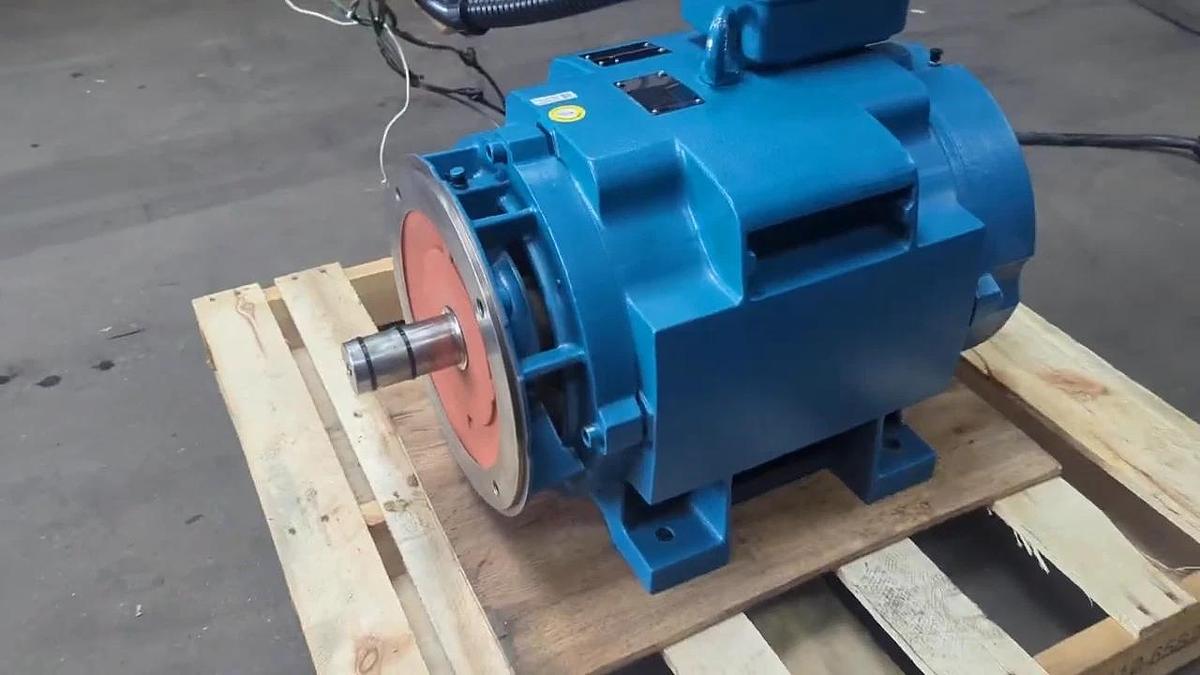 Used Weg 40 HP Electric Motor 208-230/460V 3 Ph 324TCZ 1775 RPM 1-7/8" Double Shaft