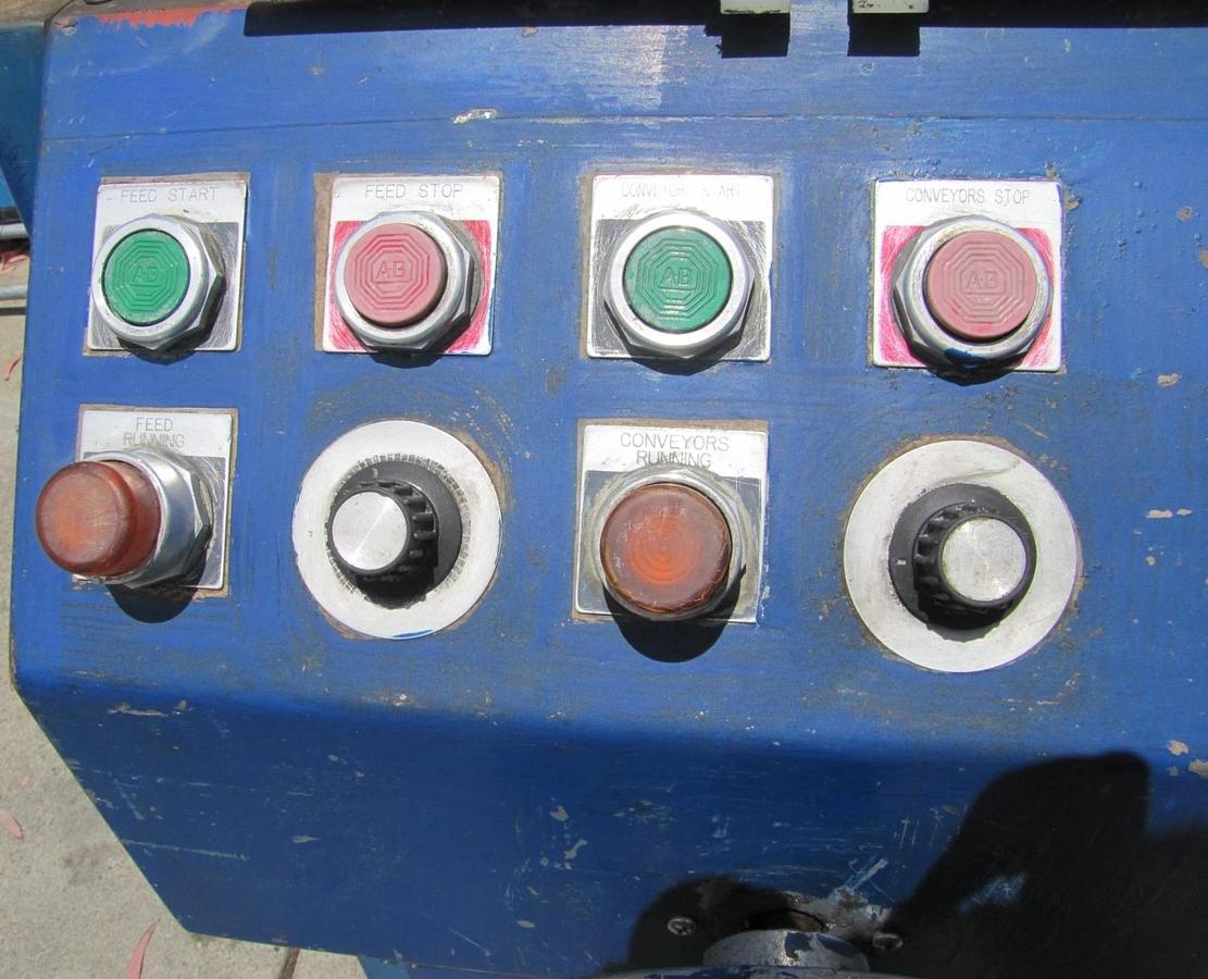 Used Rand Bright BH-50 5HP Tube Sander Polisher 12" Polishing Wheel 230V 3PH