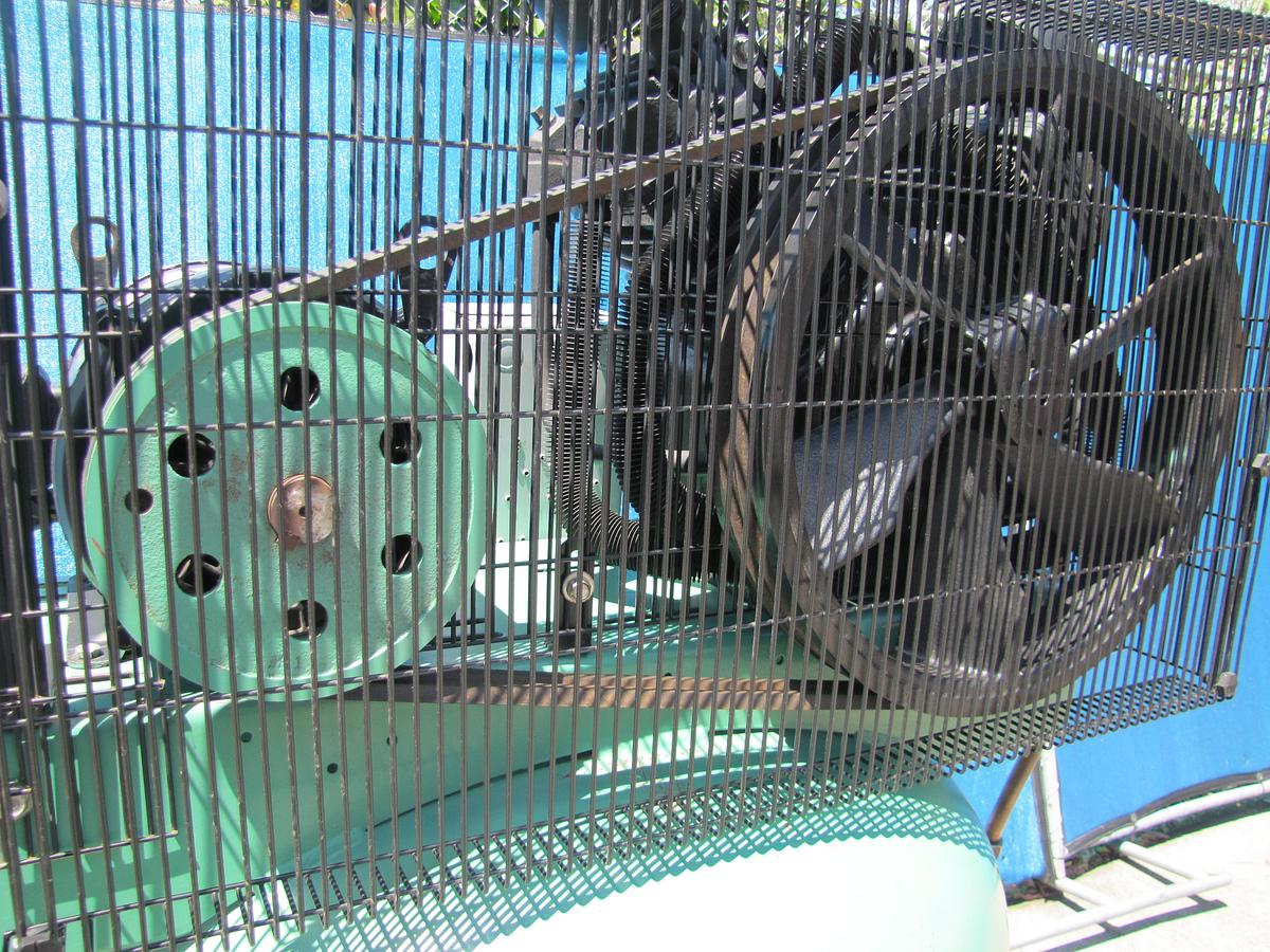 Used Speedaire 10 HP Piston Air Compressor with 80 Gallon Tank 175 PSI 230V 3 Phase