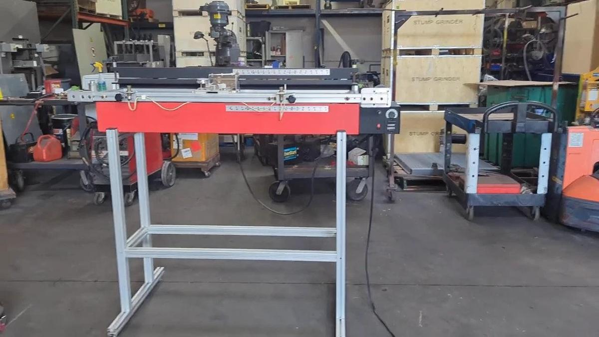 Used Diamond Maxi Maxitronic Squeegee Sharpener MXTRP-138 115V Screen Printing