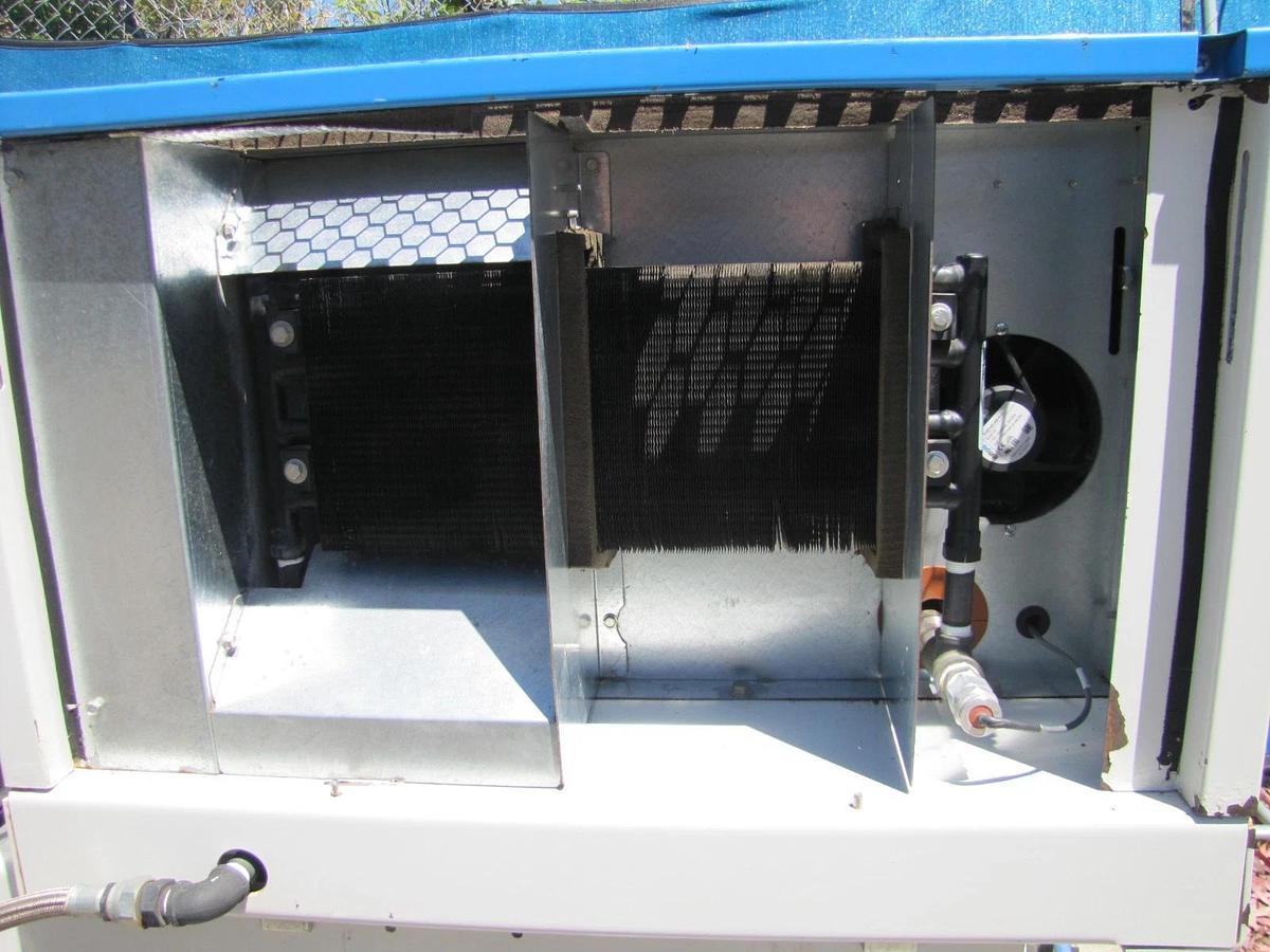Used Powerex WhisperAIR Oil Less Dual 7.5 HP Scroll Compressor 200 Gallon Tank AS IS