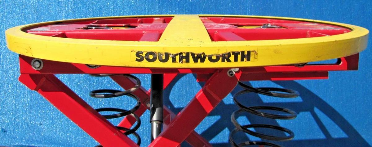 Used Southworth PP360-R4 PalletPal Positioner Level Loader 4500 lb Cap 44in Turntable