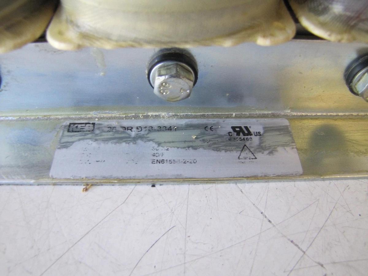 Used KEB 20.DR.B18-3341 Electrical Transformer DDUR3940 90A 500V 50Hz Class F