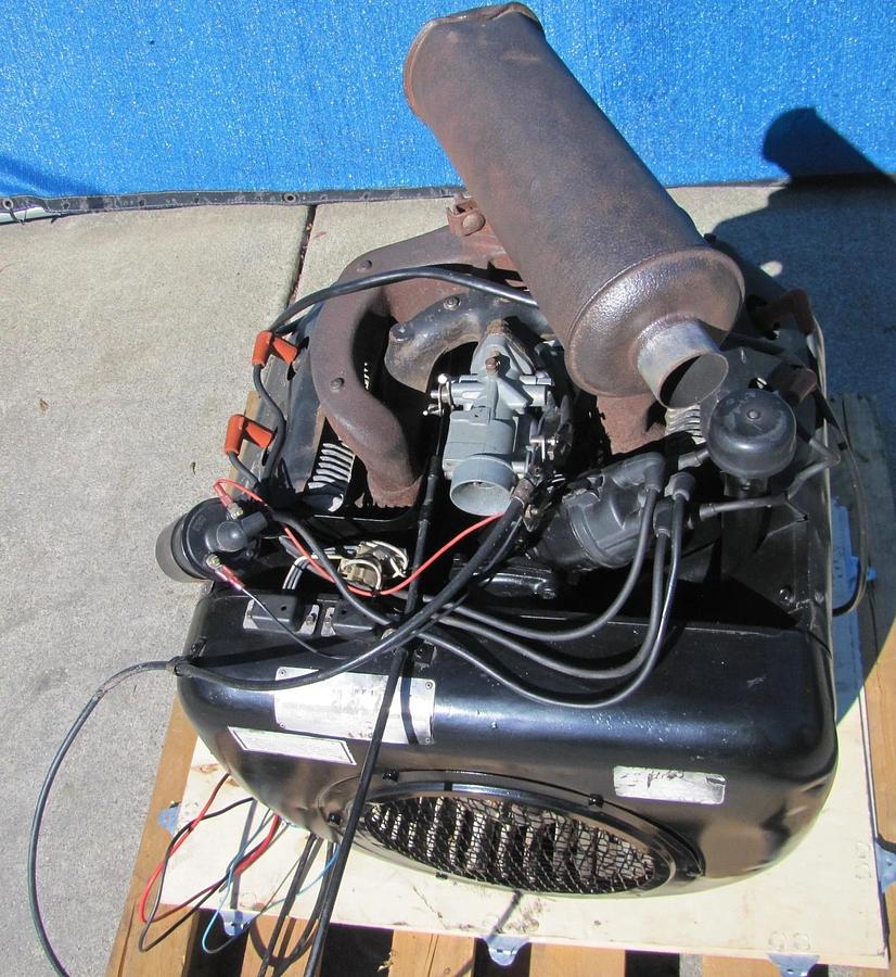 Used Wisconsin 35 HP W4-1770 Gasoline 4-Cylinder Engine Air Cooled With Controls