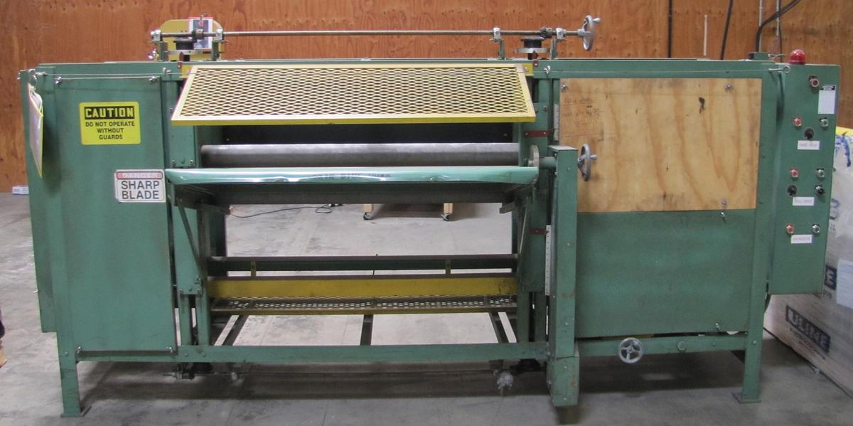 Used Pontotoc Model HRS52 Horizontal Roll Splitter/Skiver