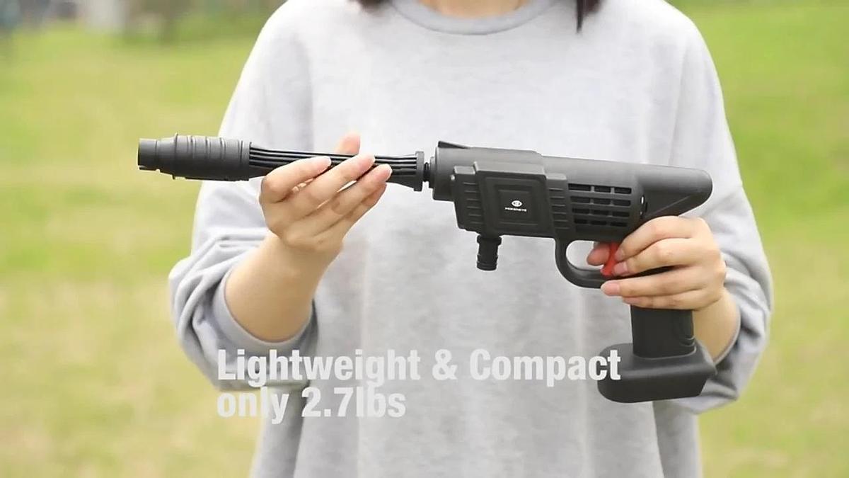 Used Maximus 24V Cordless Pressure Washer Power Cleaner with Battery & Charger