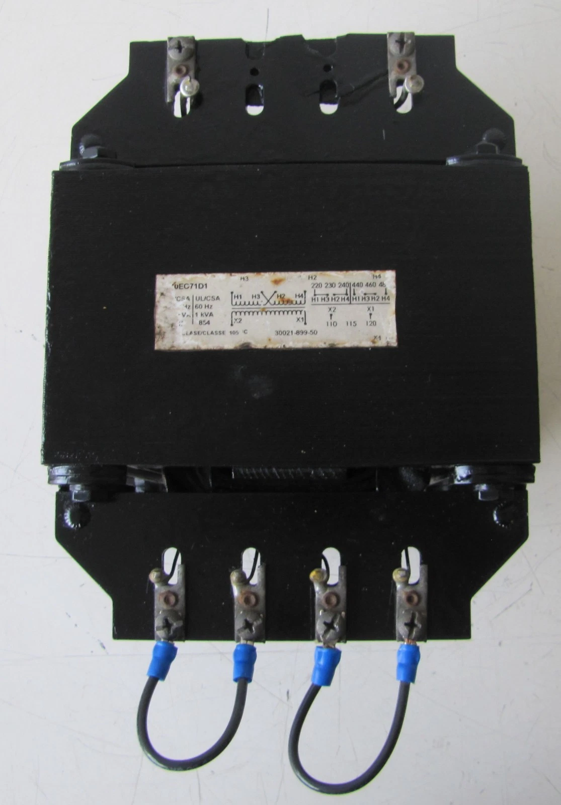 Used Square D 9070EO71D1 Control Transformer 1000 VA Primary 230/460V Sec 115V 1 kva