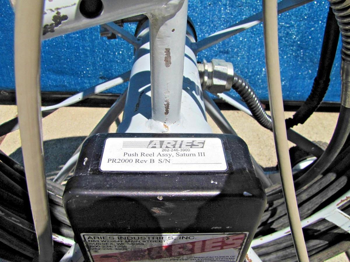 Used Aries Saturn III PR2000 Sewer Camera Snake Reel 180 ft Pipe Inspection Untested