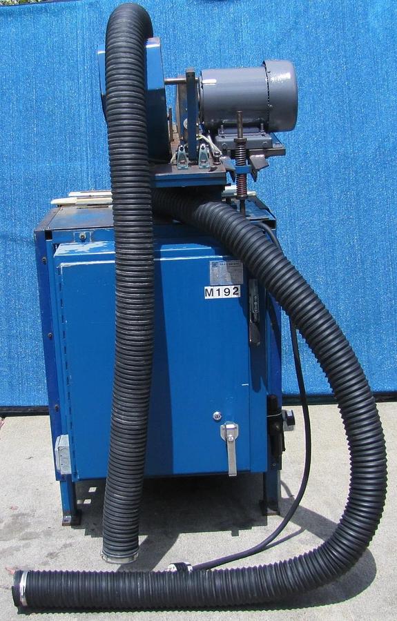 Used Rand Bright BH-50 5HP Tube Sander Polisher 12" Polishing Wheel 230V 3PH