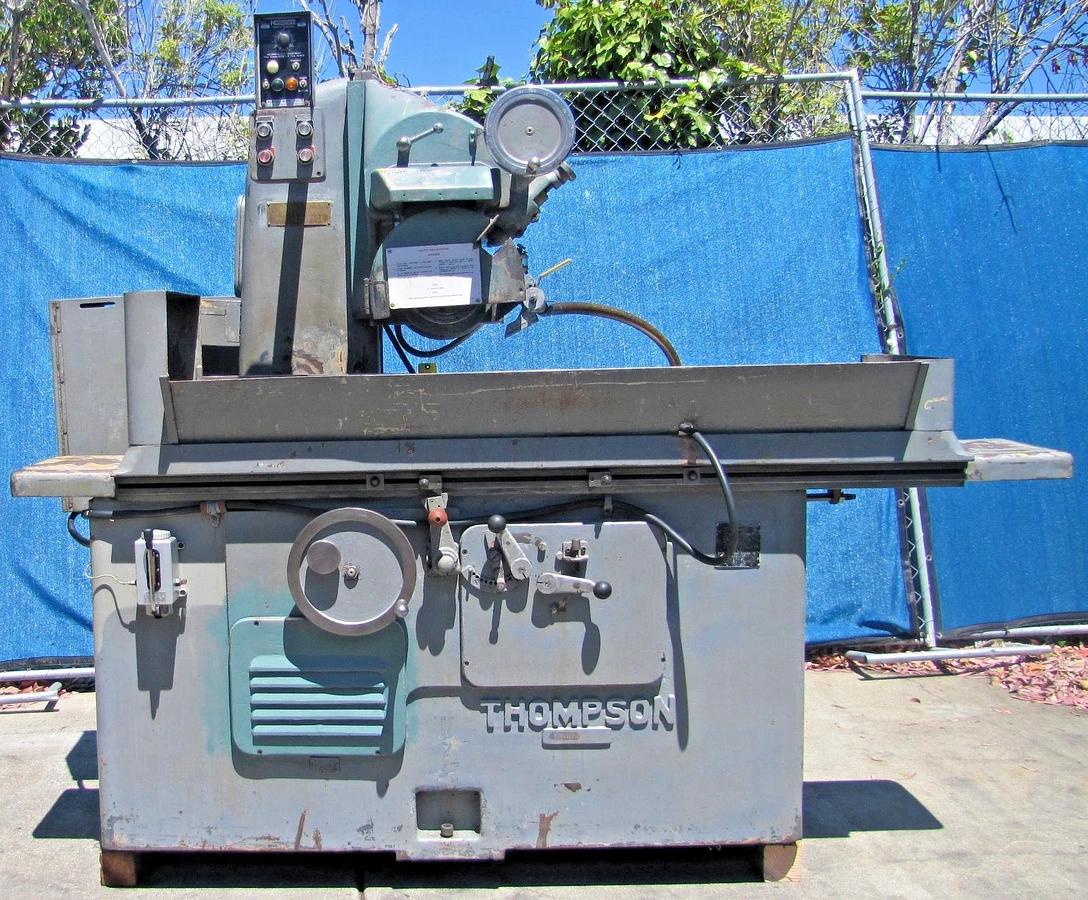 Used Thompson Type B Surface Grinder Grinding Machine 12"x24" Magnetic Chuck 220V 3PH