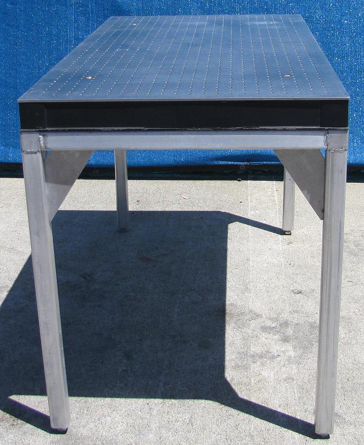 Used Newport NRC 48" x 24" Breadboard Optical Table With Legs Stand 29" High