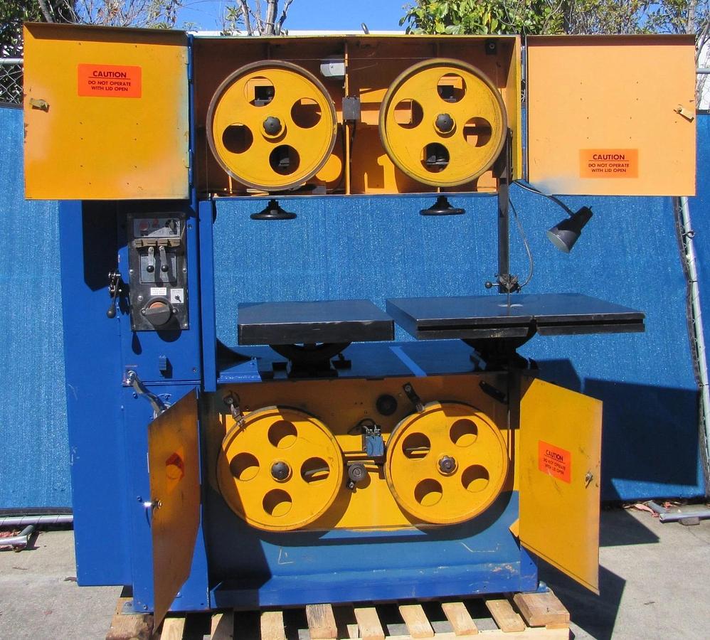 Used WF Wells & Sons V4012 Vertical Bandsaw Blade Welder 230V 3 Phase Variable Speed