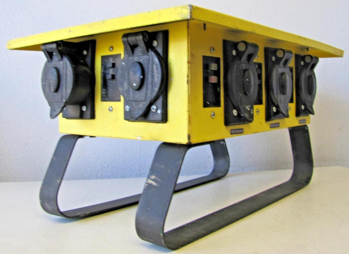 Used CEP 6506-GU Spider Power Distribution Box 50A 125/250V 3P 4W Twistlock Outlets