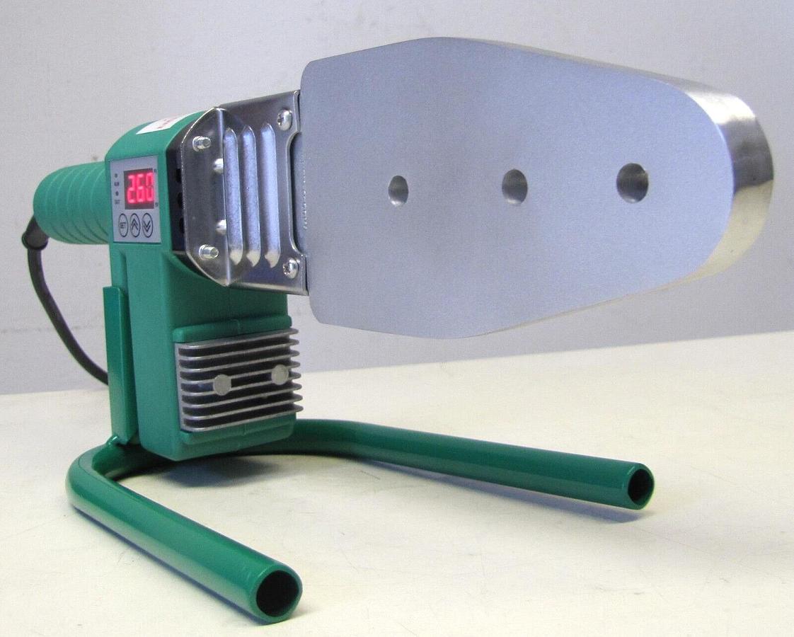 Used POLY FUSION HDPE PE Pipe Butt Welder Up to 63mm Socket Heater Machine