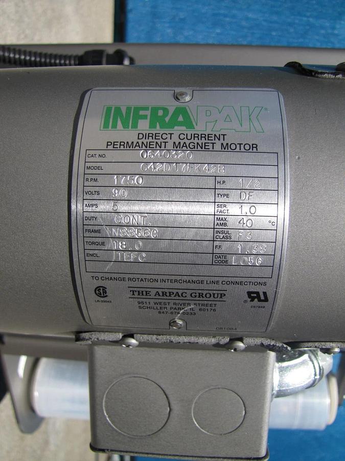 Used Arpac Pro-4006-L Shrink Wrap Paller Wrapper Wrapping Machine 4000 Lbs Cap 115V