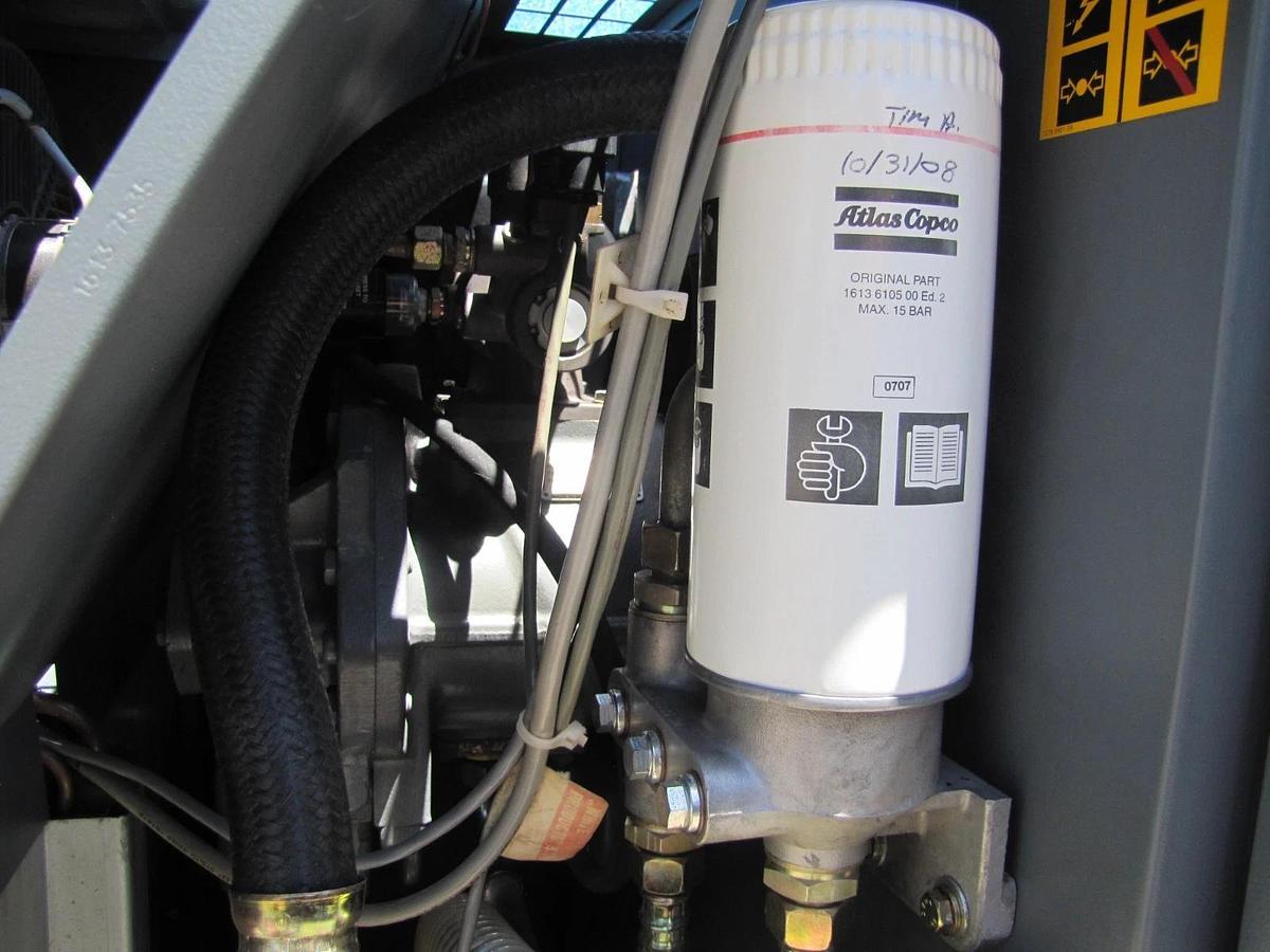 Used Atlas Copco GA11 15 HP Rotary Screw Air Compressor 460V 3 Phase 115 PSI