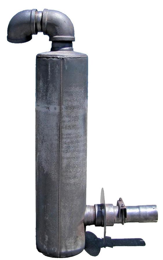 Used Kohler Industrial Muffler Silencer off Ford 175hp Natural Gas Engine / Generator