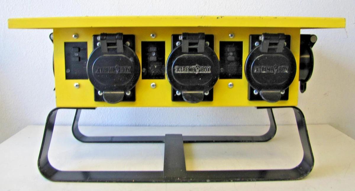 Used X-Treme Box Spider Temporary Power Distribution 50A 125/250V 3P 4W Twist Lock #1