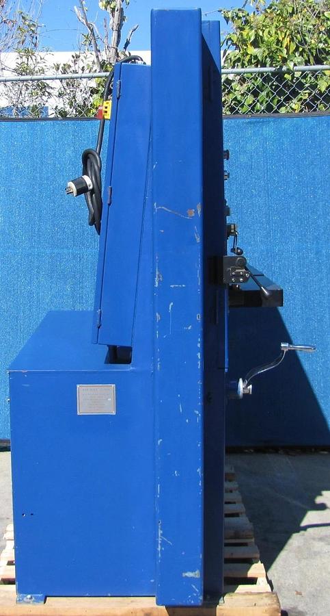 Used WF Wells & Sons V4012 Vertical Bandsaw Blade Welder 230V 3 Phase Variable Speed