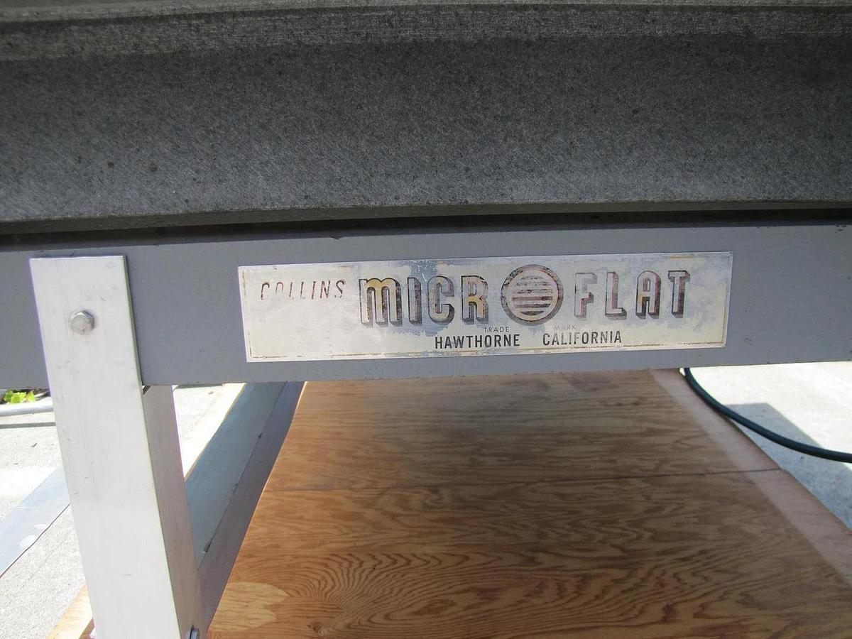 Used Collins Microflat Granite Table 48" x 36" Grade A Inspection Surface Plate