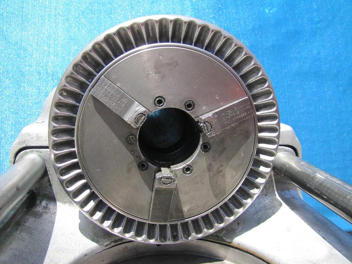 Used Ridgid 535 Pipe Threader 1/2" to 2" Pipe Threading Machine with Die Head