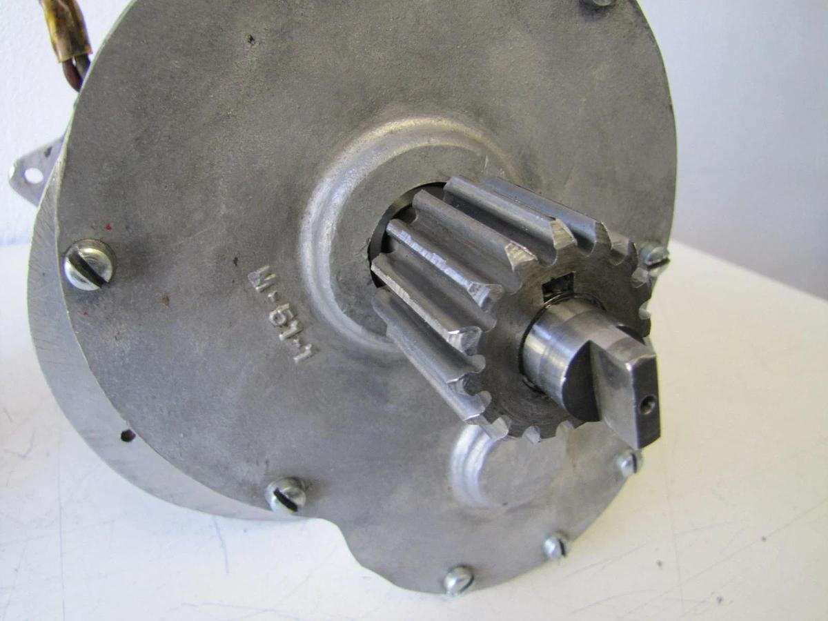 Used Collins 22A Thred-O-Matic Electric Motor with Switch 115V HS M