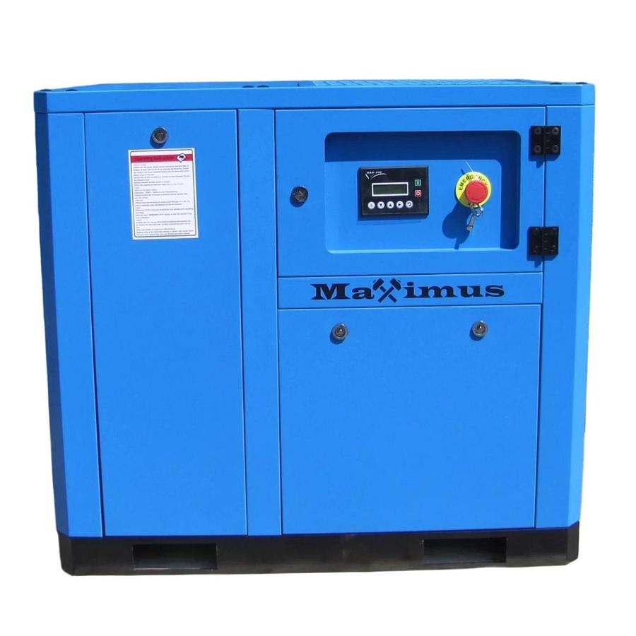 Used Maximus 10 HP Rotary Screw Air Compressor 460V Three Phase 38.8 CFM