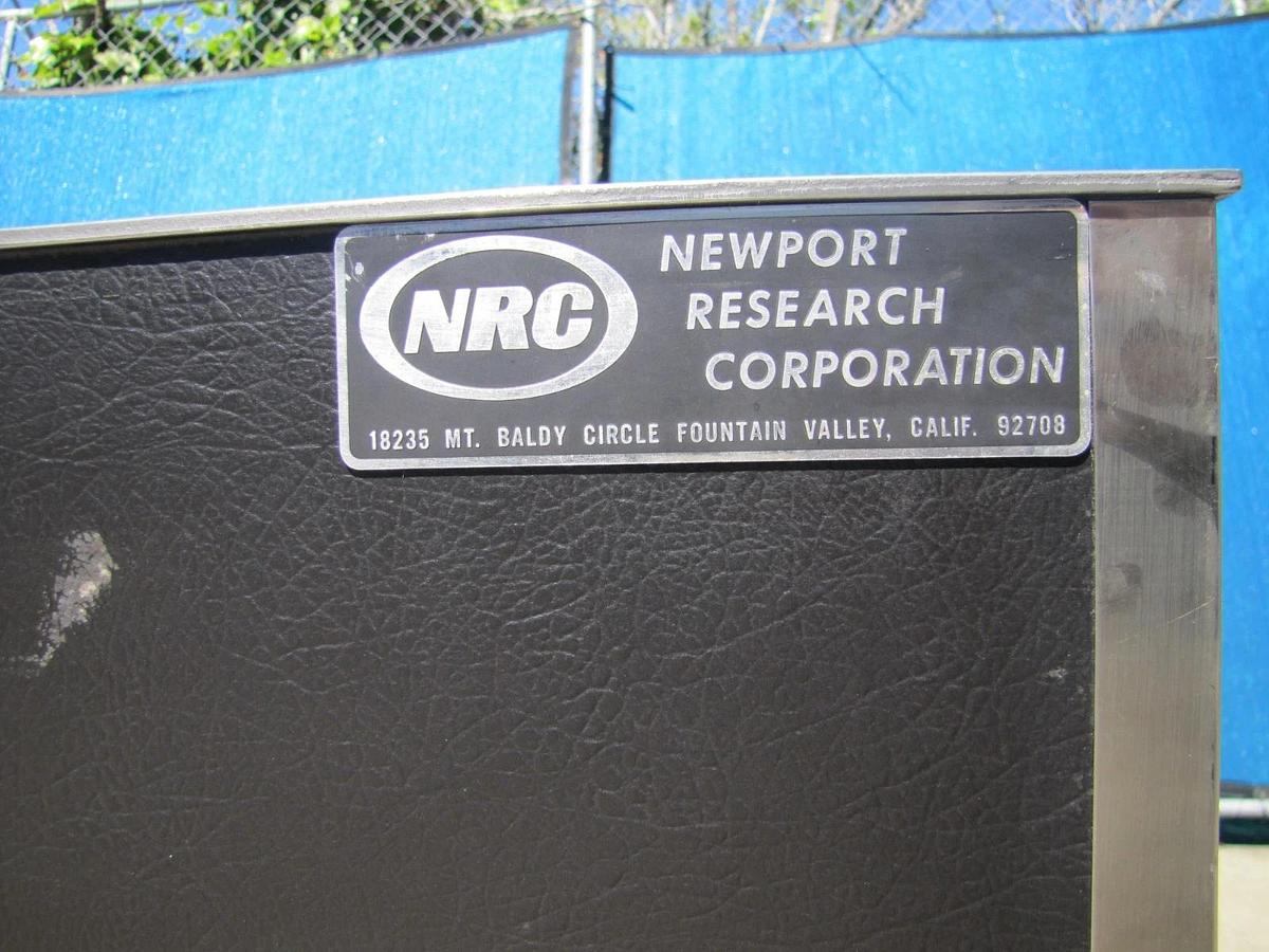 Used Newport NRC 10' x 2' Optical Breadboard Sealed Hole Table Top with Legs