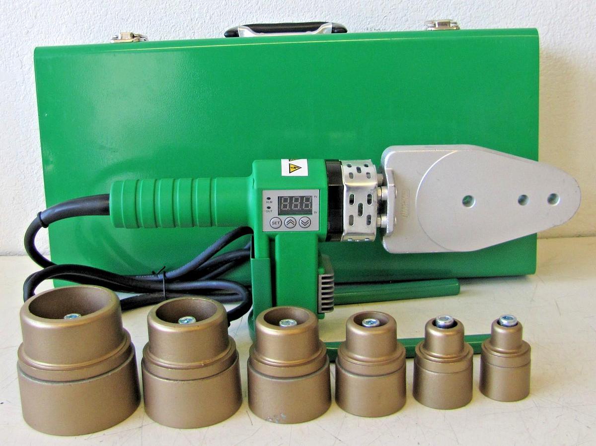 POLY FUSION HDPE PE Pipe Butt Welder Up to 63mm Socket Heater Machine