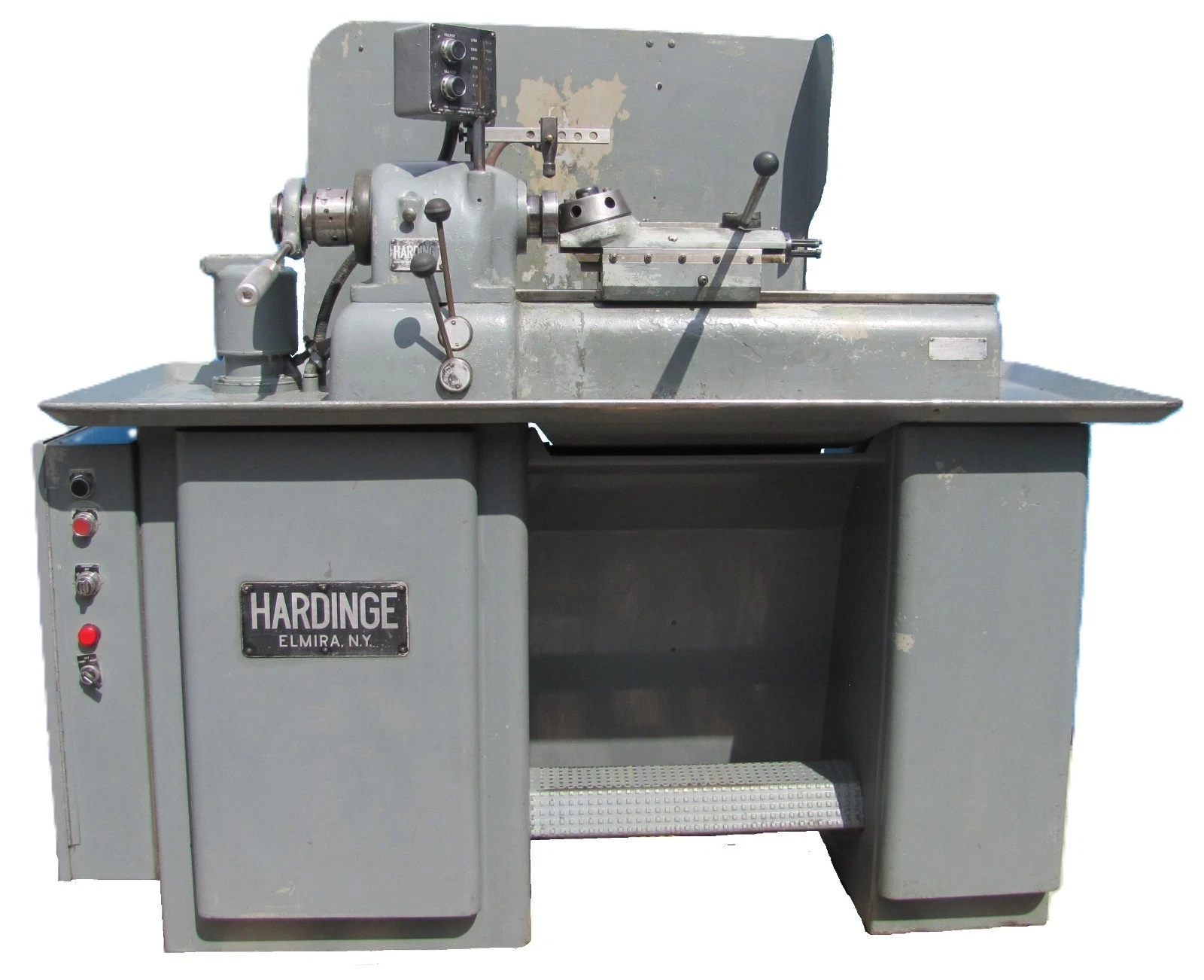 Used Hardinge VBS Collet Type Metal Lathe 1HP 460V 3PH Turret Attachment Coolant Pump