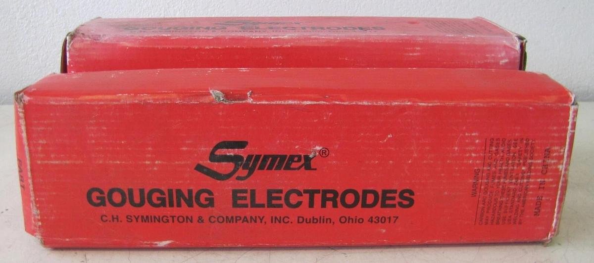 Used Lot of 3 Symex Gouging Electrode 3/8"x12" Pack of 50