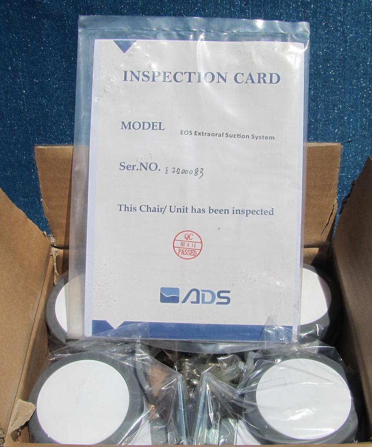 Used ADS Dental Extraoral Suction System EOS 105 CFM 110V AS IS New But Missing Hose