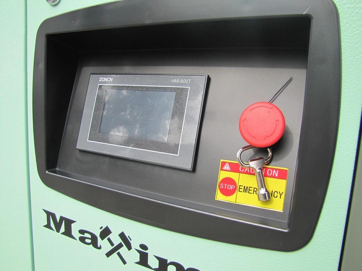 Used 2026 Maximus 10 HP Rotary Screw Air Compressor VFD 230V Single Phase