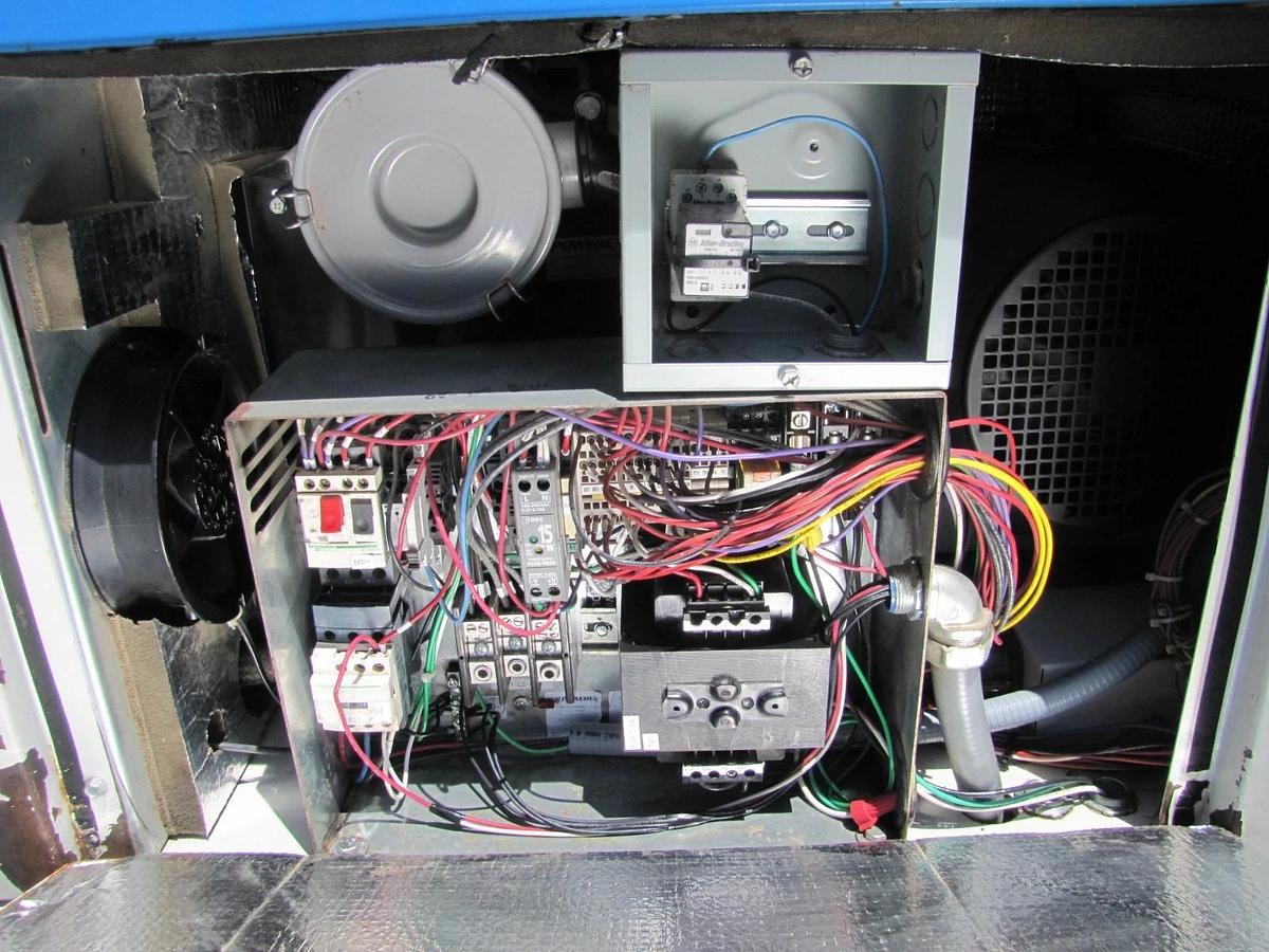 Used Powerex WhisperAIR Oil Less Dual 7.5 HP Scroll Compressor 200 Gallon Tank AS IS
