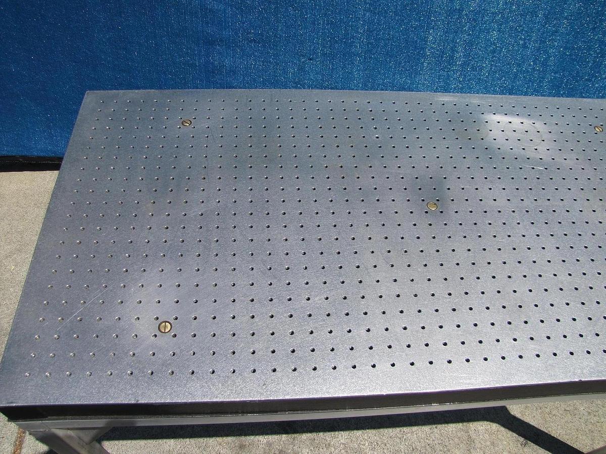 Used Newport NRC 48" x 24" Breadboard Optical Table With Legs Stand 29" High