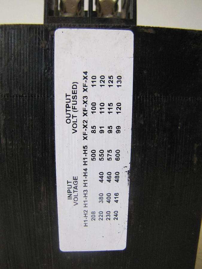 Used Micron ValuTran 350 VA Control Tranformer 230/460V Input 115V 120V Output