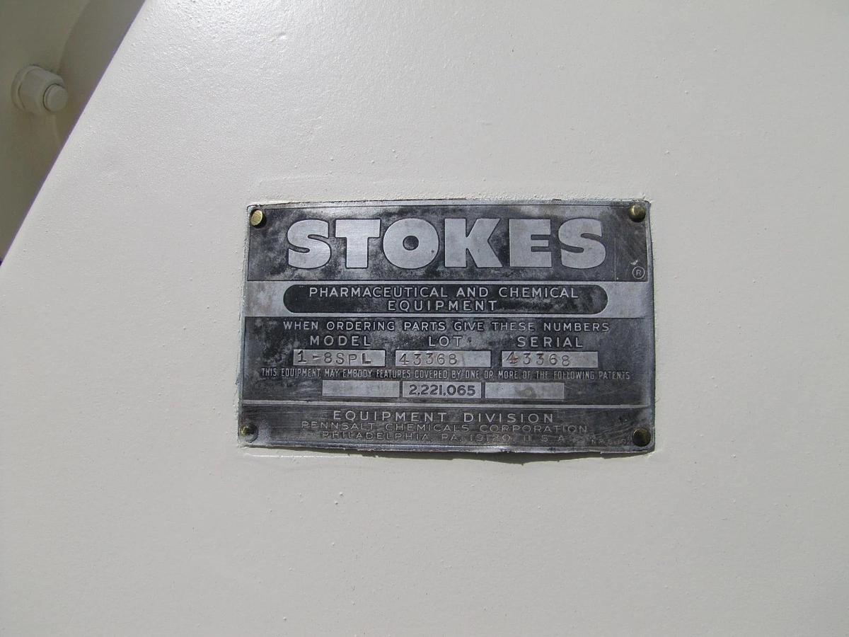 Used Stokes 1.5 HP Chocolate Candy Coating Panner Panning Machine 41" Bowl 460V 3PH