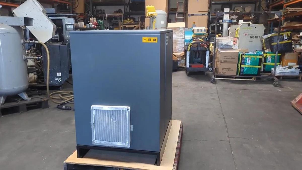 Used Atlas Copco GA11 15 HP Rotary Screw Air Compressor 460V 3 Phase 115 PSI