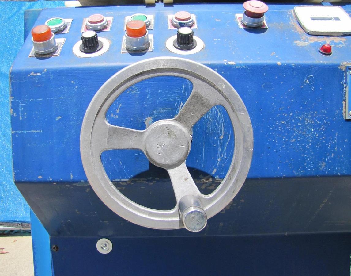 Used Rand Bright BH-50 5HP Tube Sander Polisher 12" Polishing Wheel 230V 3PH