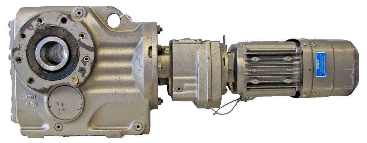 Used Sew Eurodrive Gear Motor Ratio 428.00 In 1690 rpm Out 3.9 RPM 460V 3 Phase