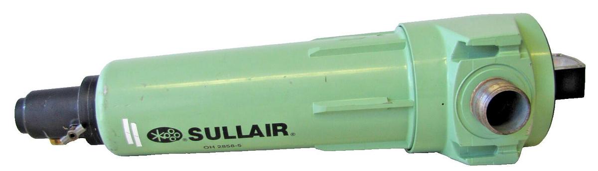 Used Sullair 2" Inline Air Filter OH 2858 For Air Compressor System 250024-363