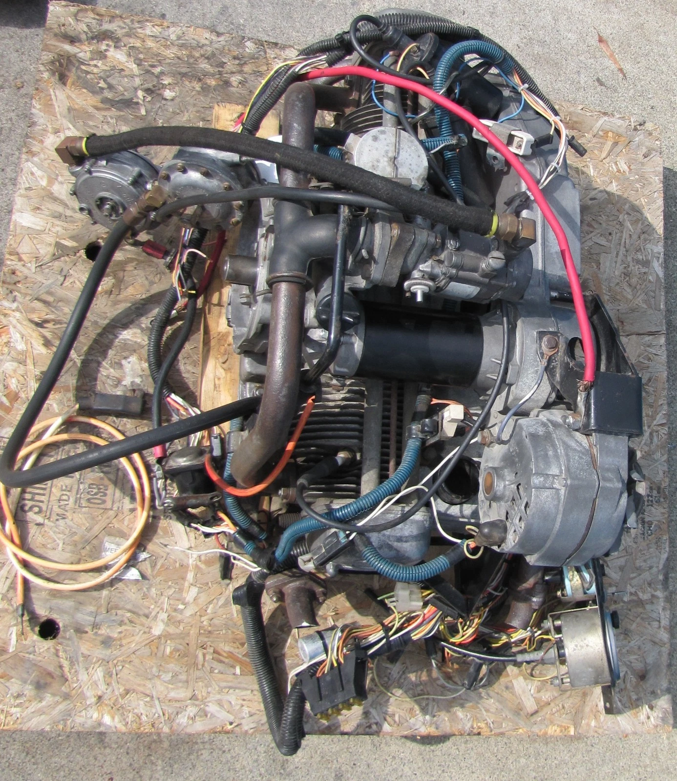 Used Cushman 22 HP Propane Engine Flatbed Cart 898461-9110 Control Panel New Starter