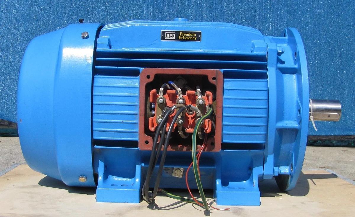 Used CompAir Hydrovane 75083-10 WEG 50 HP Electric Motor 400V 3 Phase 50Hz 1480 RPM