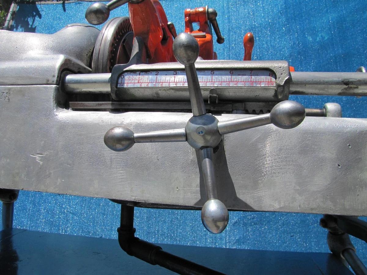 Used Ridgid 535 Pipe Threader 1/2" to 2" Pipe Threading Machine with Die Head